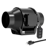 Toolazy Pro 6" Inline Duct Fan 405CFM With 10-SPEED Digital Button Controller.... Fixed Price $88.49.