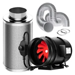 Vivosun Air Ventilation Kit 8" 720 Cfm Inline Fan & Carbon Filter 25FT Ducting. Fixed Price $164.99.