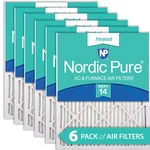 Nordic Pure 14X20X1 (13 1/2 19 3/4) Pleated Merv Air Filters 6 Pack. Fixed Price $96.66.