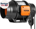 Inline Duct Fan, 6-INCH 400 Cfm With Variable Speed Controller, Quiet Ac-motor. Fixed Price $89.71.