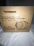 Vivosun Inch 390 Cfm Inline Duct Fan Variable Speed Controller 306201P-6. Fixed Price $74.99.