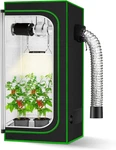 2X2 Grow Tent, 24"X24"X48'' High Reflective 600D Diamond Mylar Canvas With Obser. Fixed Price $67.92.