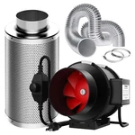 Vivosun Ventilation Kit 6" 390 Cfm Inline Fan & Carbon Filter 16FT Of Ducting. Fixed Price $109.99.