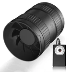 Fangofast 6 Inline Duct 345CFM Airflow With Stepless Inch, Black. Fixed Price $38.99.
