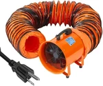 12IN Heavy Duty Portable Exhaust Velocity Blower Fan 16.4FT Flexible Pvc Duct. Fixed Price $108.88.