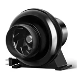Healsmart 4 Inch 195 Cfm Exhaust Inline Duct Fan Quiet Vent Booster Blower Fo.... Fixed Price $36.37.