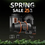 Spider Farmer 4" Inline Fan 205CFM Smart Ggs Controller Kits For Grow Tent 2026. Fixed Price $149.99.