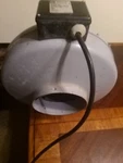 Cfm Elicent Inline Duct Fan Madel Axc 150 B Tested Hydro. Fixed Price $120.00.