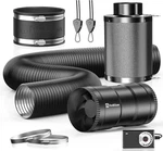 Hon&guan 4" Air Filtration Kit: Inch Inline Duct Fan With Speed Controller, 10. Fixed Price $141.97.