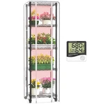 Sagrynfp Indoor Greenhouse Grow Lights,with 40W Full Spectrum Black. Fixed Price $111.68.