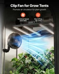 Plant Fan, Grow Tent Clip On Rechargeable, 1 Pack. Fixed Price $33.92.
