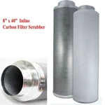 8" 40" 1100CFM Hydro Air Carbon Filter Odor Control Scrubber Inline Exhaust. Fixed Price $169.99.