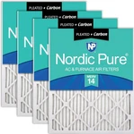 Pack Nordic Pure 14X20X1 Pleated Air Filters Merv Plus Carbon New. Fixed Price $49.99.