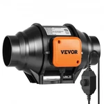 Vevor Inline Duct Fan, 4-INCH 200 Cfm With Variable Speed Controller, Quiet Ac-m. Fixed Price $63.87.