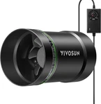 Vivosun 4" Inline Exhaust Fan & Speed Controller, Low Noise Workshop 130 Cfm Duc. Fixed Price $36.74.