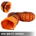 Vevor 25FT Pvc Flexible Duct Hosing For Inch Utility Blower Exhaust Fan (12IN. Fixed Price $56.22.