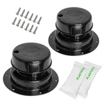 Luxlead Camper Vent Cap Kit For 1 To 2 3/8 In Pipe Black Pack. Fixed Price $23.72.