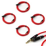 4X 4FT 3.5MM Aux Extension Audio Cable Red Droid Razr Titan Torch Bold Nexus. Fixed Price $8.79.