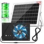 Anteqi Solar Powered Fan With 15000MAH Battery & Timer, 25W 3500RPM Highspeed.... Fixed Price $65.99.