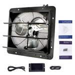 14'' Shutter Wall-mount Attic Exhaust Fan High Speed 1400RPM 1550CFM 1.7M Power. Fixed Price $103.63.