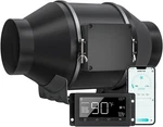 Smart 4" Inline Duct Fan With Wifi Control & Sensor For Grow Tents Hvac. Fixed Price $133.99.