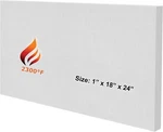 Simond Store-ceramic Fiber Thermal Insulation BOARD-1"X18"X24"-2300F Pack Of. Fixed Price $59.99.
