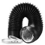 Dryer Vent Hose, 4" Insulated Flexible Duct 25FT With Clamps, Heavy Duty Fo.... Fixed Price $32.58.