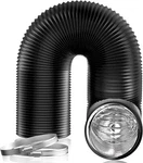 Hon&guan 3" 8FT Insulated Duct With Aluminum Foil Flexible Dryer Vent Hose .... Fixed Price $25.58.