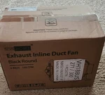 Vivohome 4 Inch 188 Cfm Black Round Exhaust Inline Duct Fan With Variable Speed. Fixed Price $39.00.
