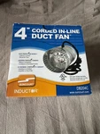 Suncourt DB204C 4" Corded In-line Duct Air Fan Nib. Fixed Price $20.00.