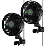 Vivosun 2PC Aerowave A6 6" Clip On Fan Grow Tent Air Circulating Oscillating. Fixed Price $66.49.