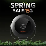 Spider Farmer Grow Tent Heater W/ Temp Control, Day/night SENSORS&24H Timer, App. Fixed Price $89.99.