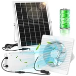 Anteqi Solar Exhaust Fan With 24000MAH Battery, 25W 9.8" Powered Fo.... Fixed Price $97.20.