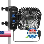 Daotaili 4" Grow Tent Fan With Auto Humidity Control Quiet Oscillating Ventila. Fixed Price $87.23.