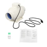 4" Inline Exhaust Duct Fan 280 Cfm Ac Motor Ventilation System Intake Air. Fixed Price $34.03.