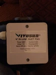 Vivosun 4 Inch Inline Duct Fan 203 Cfm Ventilation Variable Spd. Fixed Price $29.99.