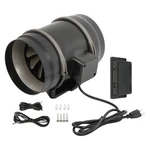 Inline Duct Fan 8-INCH 807 Cfm W/ Temperature Humidity Controller,quiet Ec-motor. Fixed Price $72.97.
