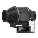 Toolazy Quiet 4" 214 Cfm Inline Duct Fan With Wifi Integrated Inch, Black. Fixed Price $112.64.