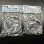 Hydrofarm Active Air Stainless Steel Duct Clamps - 10" 2 Packs (4 Total). Fixed Price $13.16.