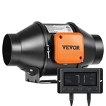 Vevor 4 Inch Inline Duct Fan Hvac Exhaust Blower Kit Ec Variable Speed Control. Fixed Price $71.90.