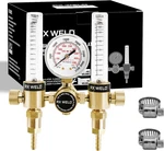 Dual Output Argon Regulator Flow Meter Mig Tig 0-60CFH CGA580 Inlet 5/"8 UNF-18R. Fixed Price $51.99.