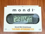 Mondi Mini Greenhouse Thermo-hygrometer E100 Monitors Temperature & Humidity. Fixed Price $14.45.