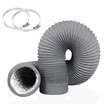 4INCH 10FT Long Flexible Aluminum Air Ducting, Heavy-duty Grey Layer Dryer .... Fixed Price $22.83.