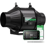 Vivosun T4 4" Inline Duct Fan 210 Cfm Motor Wifi Temperature Controller. Fixed Price $179.99.