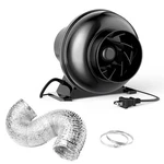 Infinipower Inch 195 Cfm Inline Ventilation Fan 4" 8 Feet Aluminum Ducting,.... Fixed Price $67.52.