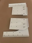 Ficbxra Hinge Kit For Restaurant Canopy Hood Exhaust Fan Open Box Missing Screws. Fixed Price $19.95.