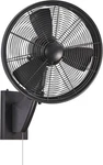 Minka-aire F307-MBK Anywhere 15" Outdoor Wall Fan, Matte Black. Fixed Price $554.00.