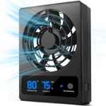 Eckpo Reptile Ventilation Fan With Humidity 4.6 X 3.4 Inches, 1PCS-BLACK. Fixed Price $30.89.