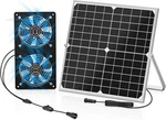 Timebal Solar Exhaust Fan For Shed, 350 Cfm High Airflow Vent With Dua. Fixed Price $63.10.