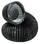 6" X 25' Black Lightproof Ducting W/ Clamps High Quality Save $$ Bay Hydro. Fixed Price $41.75.